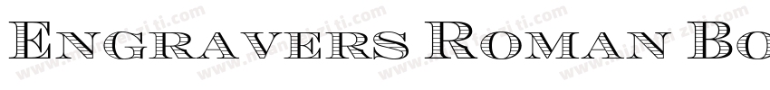 Engravers Roman Bol字体转换